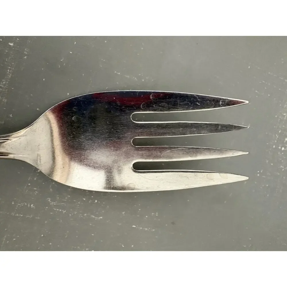 Vintage Rogers Adoration Stainless Serving Fork Simeon L & George H Rogers Co